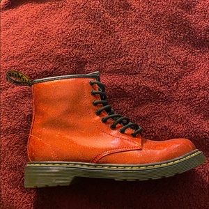 Red sparkle Dr. Martens